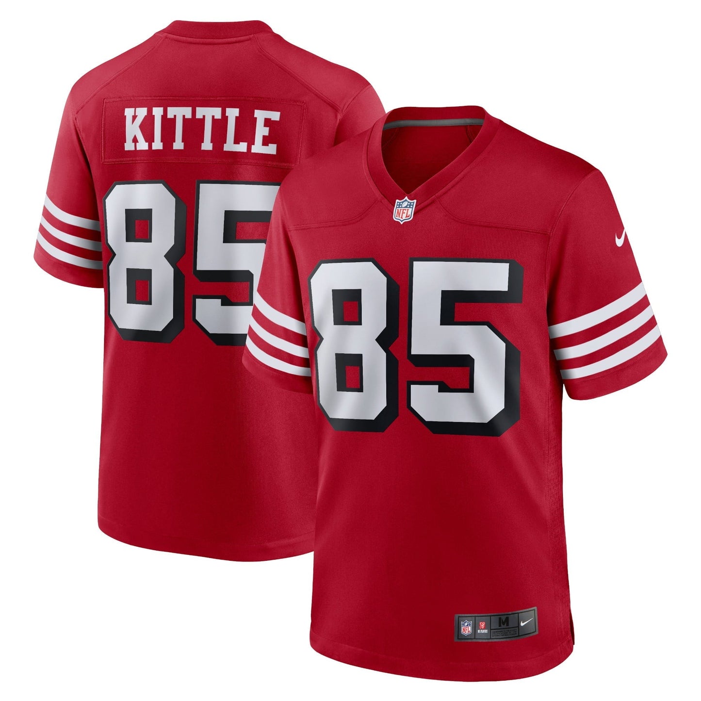 Men's Nike George Kittle Scarlet San Francisco 49ers Alternate Game Player Jersey
